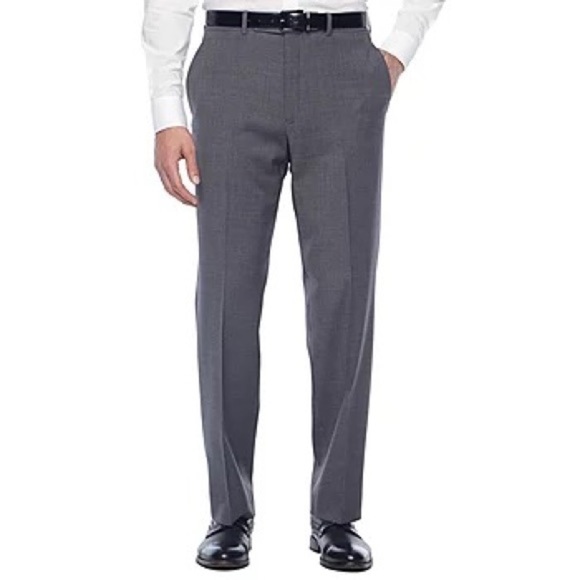 Collection By Michael Strahan Mens Classic Fit Suit Pants in Medium gray 30W 30L - Picture 1 of 12